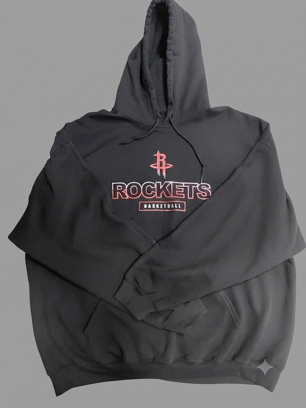 NBA Houston Rockets Black Hoodie 3XL Pullover Basketball Sweatshirt Men's